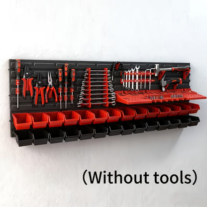 Grand support de rangement pour outils 2026 (sans outils), une solution de rangement pour clés, tournevis, forets, vis et marteaux, idéal pour l'organisation des outils de garage. Ce support de rangement multifonctionnel est un cadeau parfait pour papa, c