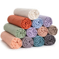 Lot de Draps Housse 100% Coton 57 Fils – Tissage Résistant, Toucher Frais, Couleurs Aléatoires