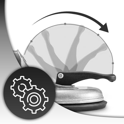 Double Ventouse pour Verre, Vitrage de Carrelage, Supports en Aluminium, Releveur Professionnel avec Levier Mécanique, Surface Antidérapante, Diamètre 2x11,5 cm, Capacité de Charge 60–100 kg, Corps Robuste en Aluminium, Poignée Ergonomique pour Transport