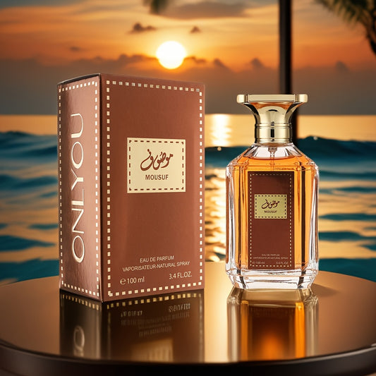 Parfum pour Hommes 100ml - Fragrance Boisée de Santal & Ambre, Eau de Parfüm Longue Tenure avec Formule à l'Alcool, Çade Élégante Pour Lui , Usage Quotidien et Occasions Spéciales
