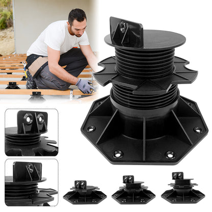 Paliers de terrasse en plastique, réglables en hauteur 30-60 mm/90-140 mm, paliers à plaque, pieds de terrasse, pieds réglables pour dalles de terrasse 10 pcs/20 pcs