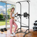 Barre de traction pour station de plongeoir, tour de force multifonction à hauteur réglable, entraînement de musculation pour exercices d'abdominaux et de push-up pour salle de sport à domicile, équipement d'entraînement de force et de fitness [Tankesi]