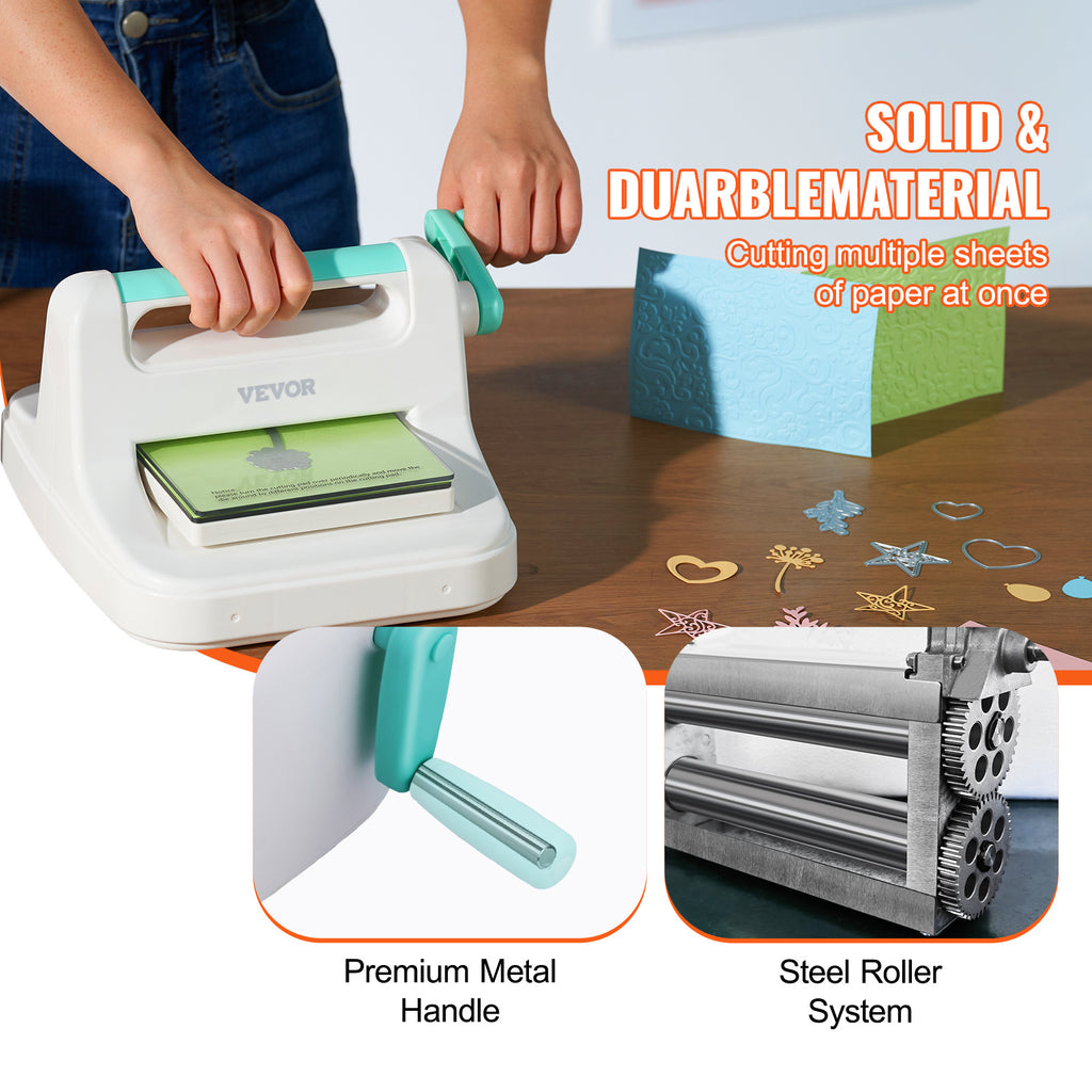 Machine à découper et à embosser manuelle VEVOR 6" pour l'art, le scrapbooking et le bricolage