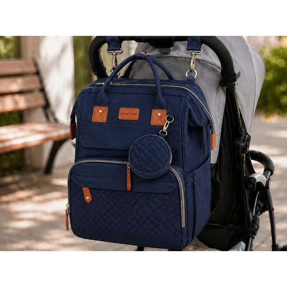 Sac à dos Maman avec lit et USB, Sac à dos multifonctionnel pour parents avec organisateur, Grand sac à dos de voyage avec fonction lit pour enfants, Sac à dos pratique pour la marche et les voyages, Lit pliable avec matelas, Sac à dos quotidien spacieux