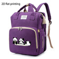 1pc Sac à Langer Soerw Panda pour Mamans - Grand Sac à Dos/Sac à Main avec Bretelles Réglables, Chauffe-Biberon, Imprimé Panda Mignon - Voyage, Hôpital, Trajet - Sac Durable