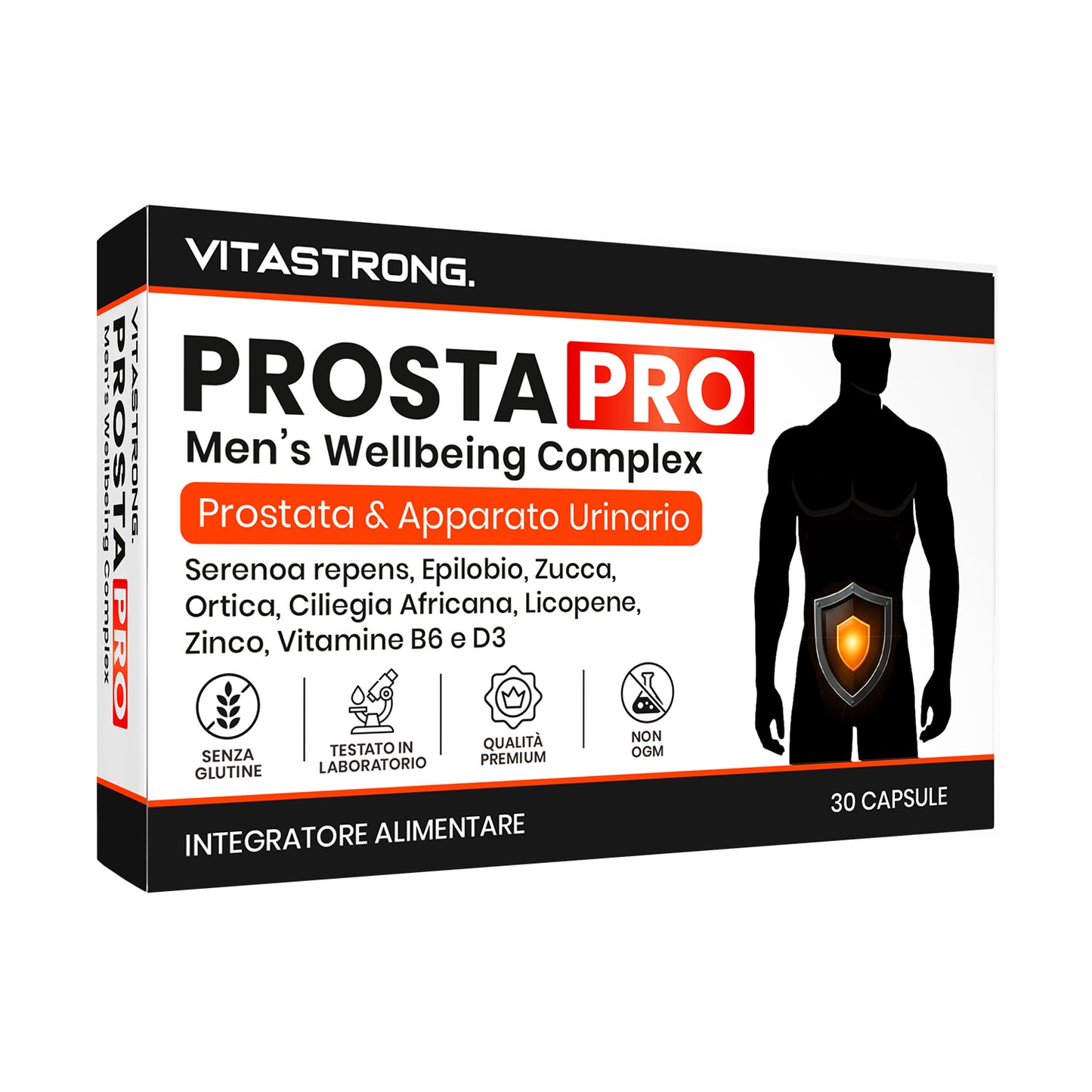 ProstaPRO Vitastrong, Complément Alimentaire, 30 Gélules