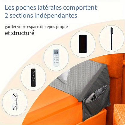 Coussin de lit en coin, oreiller de lecture, remplissage de matelas, fermeture de tête de lit, appui-tête pour dormir ou comme dossier entre la tête et le mur, avec housse amovible. Parfait pour dormir ou lire, le meilleur choix de cadeau