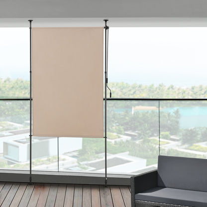 Store Extérieur Cimarra pour Balcon avec Manivelle, Cadre en Acier Résistant aux Intempéries, Disponible en Diverses Couleurs et Tailles