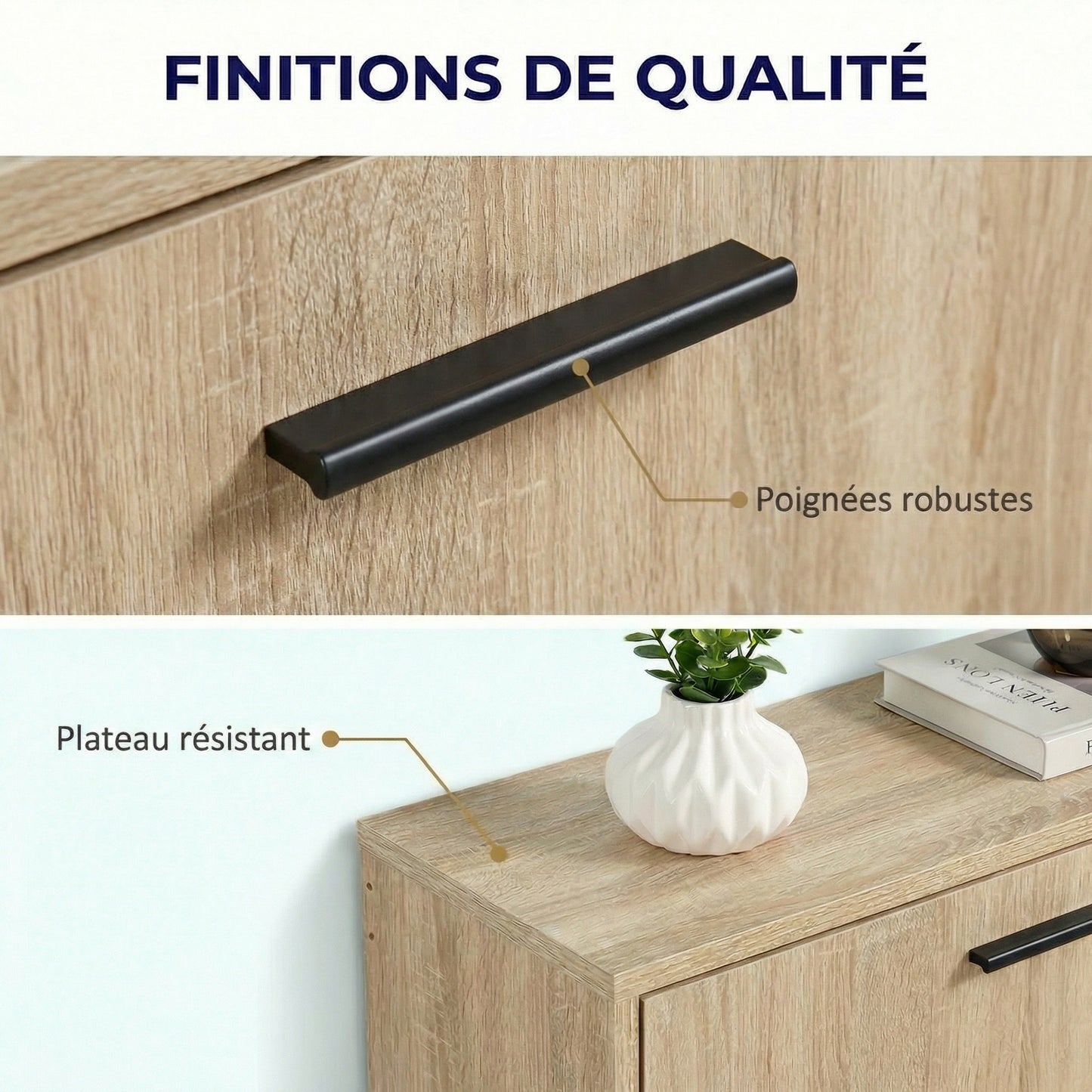 Meuble à chaussures fin avec 5 compartiments à rabat, armoire à chaussures en bois pour jusqu'à 15 paires, organisateur d'entrée peu encombrant