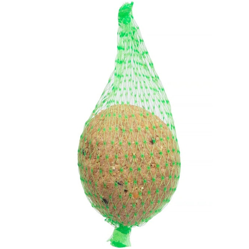 Boule de Graisse pour Oiseaux Sauvages, Nourriture Hivernale pour Oiseaux, Mélange de Graines et Céréales, 1 Pièce, 90g