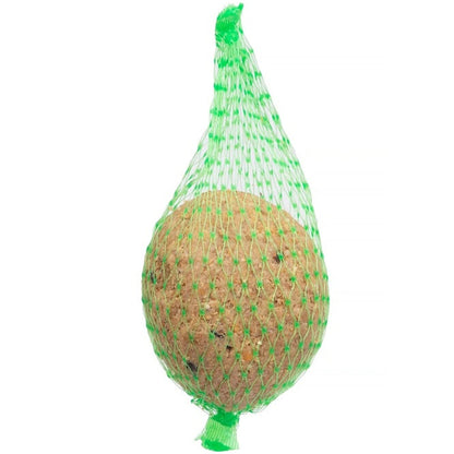 Boule de Graisse pour Oiseaux Sauvages, Nourriture Hivernale pour Oiseaux, Mélange de Graines et Céréales, 1 Pièce, 90g