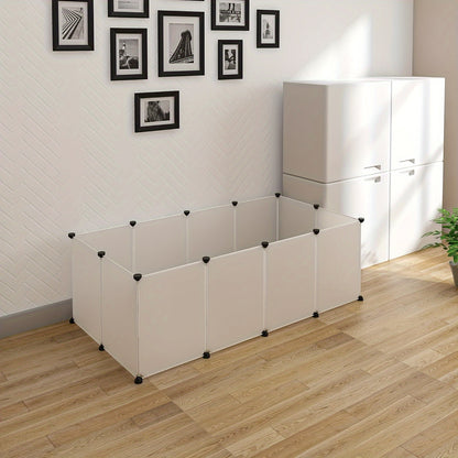 Clôture Extérieure pour Lapins, Clôture DIY, Utilisable comme Clôture pour Cochons d'Inde, Clôture pour Chiots, Clôture pour Petits Animaux, Clôture de Parc pour Lapins