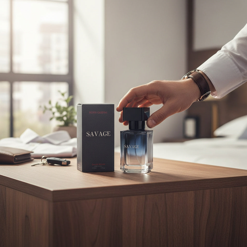 EAU DE PARFUM SAVGE POUR HOMME-50ML Savage Perfume for Men, long-lasting Fresh, Spicy & Masculine Fragrance