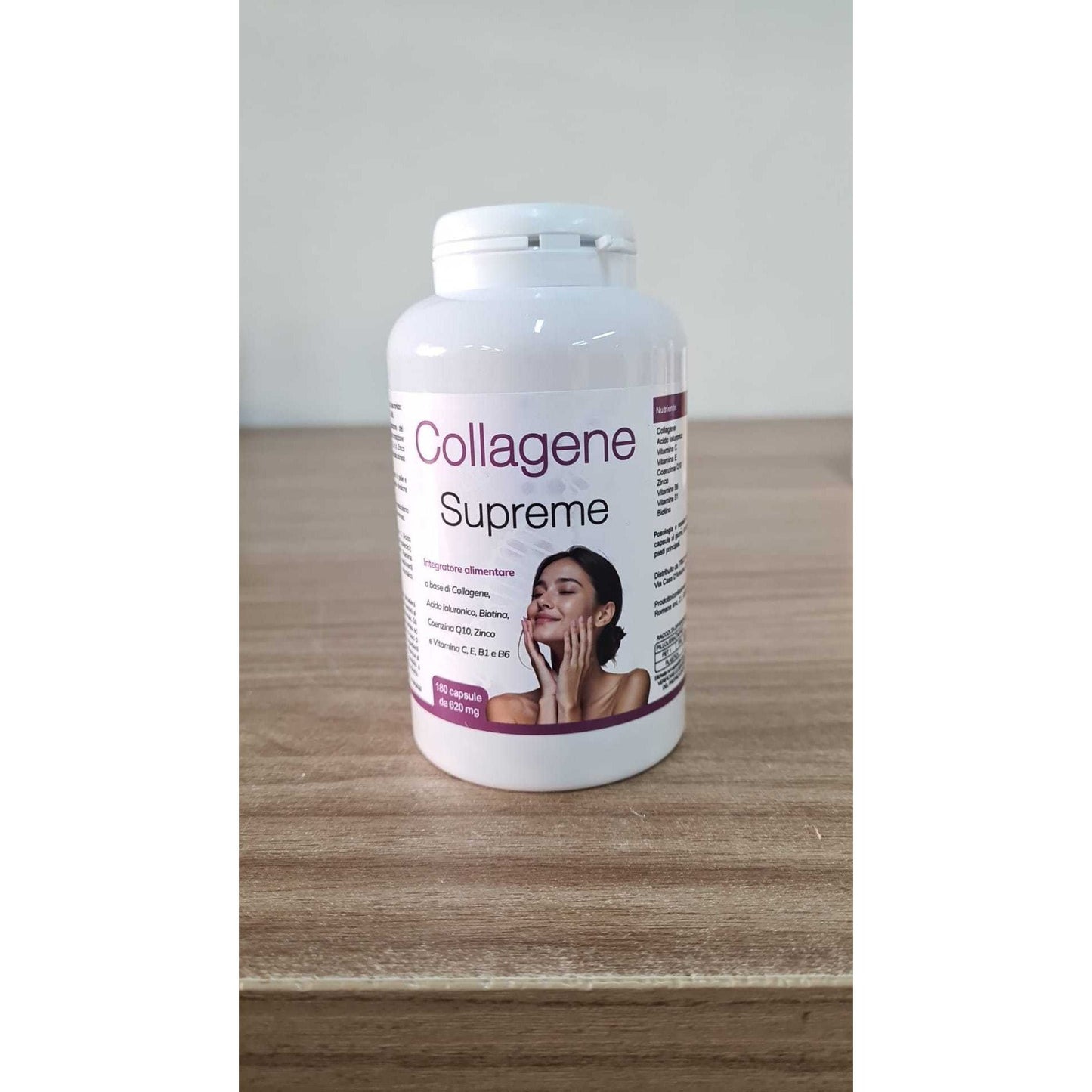 Collagène et Acide Hyaluronique 180 Gélules avec Biotine, Coenzyme Q10, Zinc, Vitamines C, E, B1 et B6 – Complément Alimentaire au Collagène