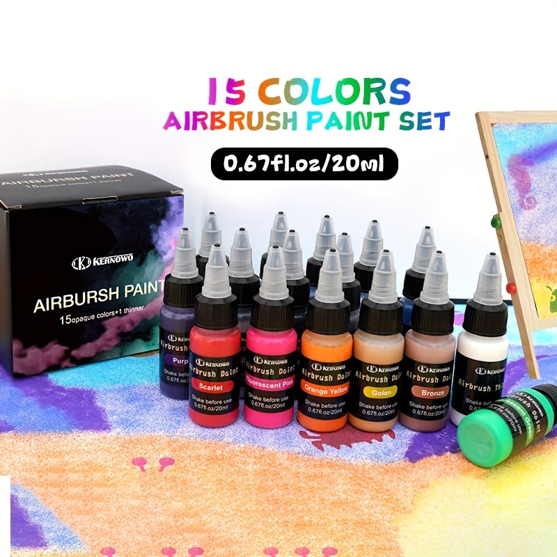 Ensemble de pigments assortis 36/26/15 couleurs, 20 ml/0,67 oz, multifonctionnel, idéal pour la peinture à l'huile, la peinture manuelle, la création DIY, les débutants, les amateurs, la peinture sur céramique, cadeaux de vacances, idées cadeaux