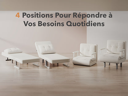 Décorations de Noël pour appartement, canapé-lit pliable, confortable et durable, accoudoirs argentés, matériau en velours côtelé, plusieurs couleurs disponibles, polyvalent pour chambres, cadeaux individuels, idées cadeaux, décorations de Noël d'extérieu