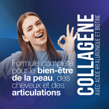Collagène Hydrolysé 2000 MG (240 cp) – Beauté & Articulations. Biotine, Acide Hyaluronique, Zinc, Vit. C. Qualité Italienne.