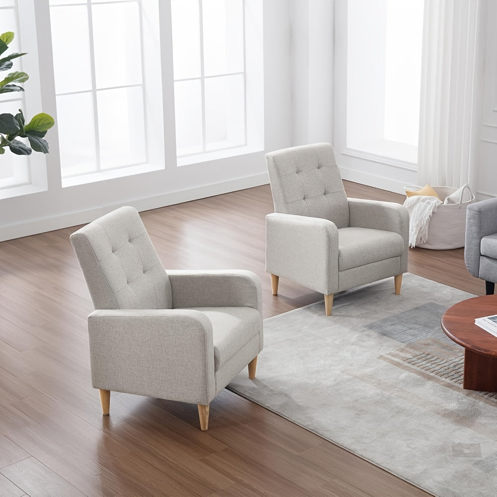 1pc Fauteuil de loisirs, Siège confortable avec accoudoirs, Fauteuil moderne, Peut être utilisé comme fauteuil TV de salon, Fauteuil de repos de bureau, Fauteuil de réception, Fauteuil de loisirs de chambre à coucher