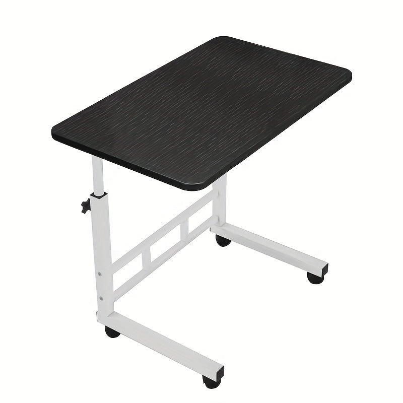 Bureau Roulant à Hauteur Réglable, Bureau d'Ordinateur Portable Moderne à Hauteur Réglable, Multifonctionnel pour Chambre à Coucher, Salon ou Bureau Extérieur