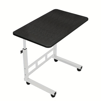 Bureau Roulant à Hauteur Réglable, Bureau d'Ordinateur Portable Moderne à Hauteur Réglable, Multifonctionnel pour Chambre à Coucher, Salon ou Bureau Extérieur