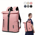 Sac à dos de voyage léger et anti-vol 20-25L pour hommes et femmes - compartiments multiples, bretelles ajustables, conception durable en coque souple en 6 couleurs « noir, blanc, gris, beige, marine, rose » - sac à dos de jour pour navetteurs pour l'écol