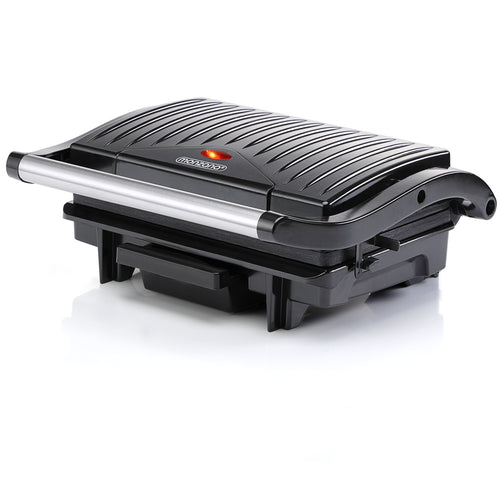 MONZANA® Grill Contact Antiadhésif Sécurité Verrouillage Cool-Touch Cuisine Électrique Grill Table Grill Sandwich Maker Panini Toaster 1500W Noir