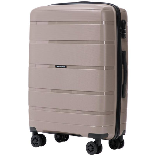 Valise Rigide 24" 65 × 44 × 25 cm / Couleur Champagne / BAGAGE RÉSISTANT AUX AGUSSETSES BRÉQUettes et quart de tour (2,5-3 cm/1 inch-1,1 cm) + 1,2 cm) et à la corrosion (1,5-3 cm/0,59-1,18 inch) / 1,2 cm/0,47-1,18 inch) / DAMAGE-RESISTANTE LUGGAGE TELÉSCO