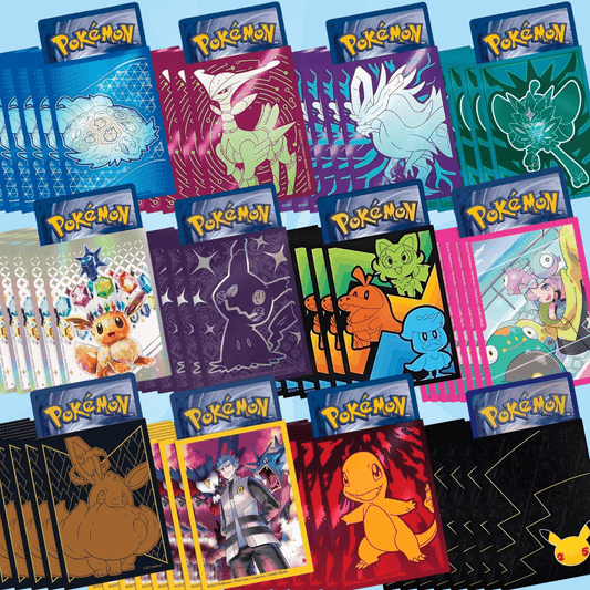 Manches de Boîte Elite Trainer pour Pokémon – 65 Pièces | Sélection Aléatoire, Protection pour Cartes à Collectionner