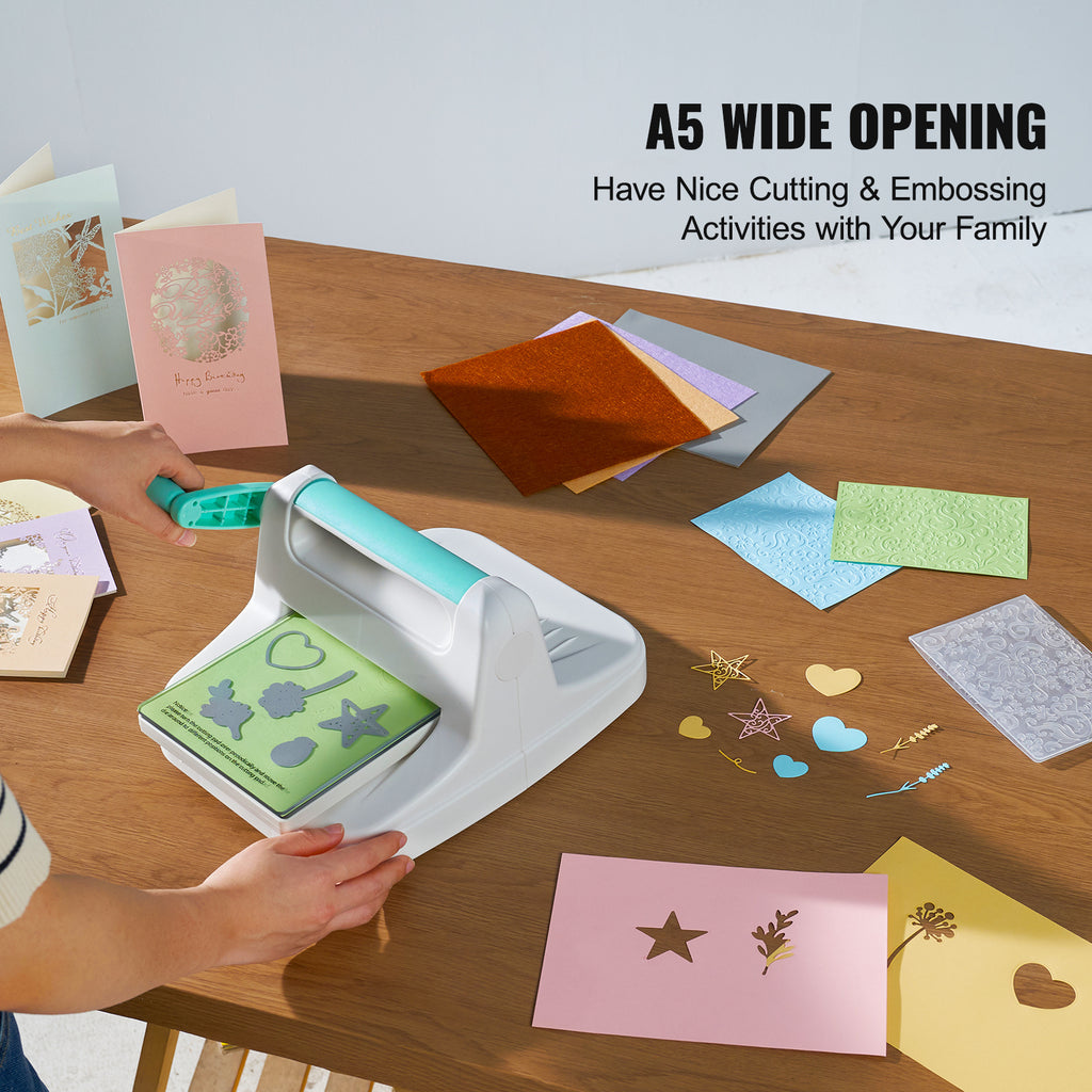 Machine à découper et à embosser manuelle VEVOR 6" pour l'art, le scrapbooking et le bricolage