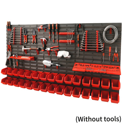 Grand support de rangement pour outils 2026 (sans outils), une solution de rangement pour clés, tournevis, forets, vis et marteaux, idéal pour l'organisation des outils de garage. Ce support de rangement multifonctionnel est un cadeau parfait pour papa, c