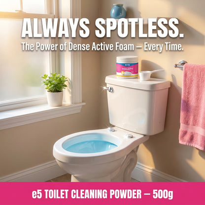 Poudre pour toilettes 500g – Mousse active contre le calcaire, les dépôts et les odeurs
