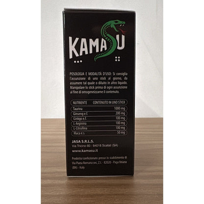 Intégrateur Homme et Femme avec Citrulline, Ginseng, Taurine, Maca Péruvien à Haute Titration. Complément Alimentaire en Sachets Pratiques