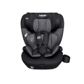 Siège auto bébé évolutif 76-150 cm, 15 mois à 12 ans, Têtière ajustable 12 niveaux de réglages, Protections latérales, Porte gobelet, Housse amovible et lavable
