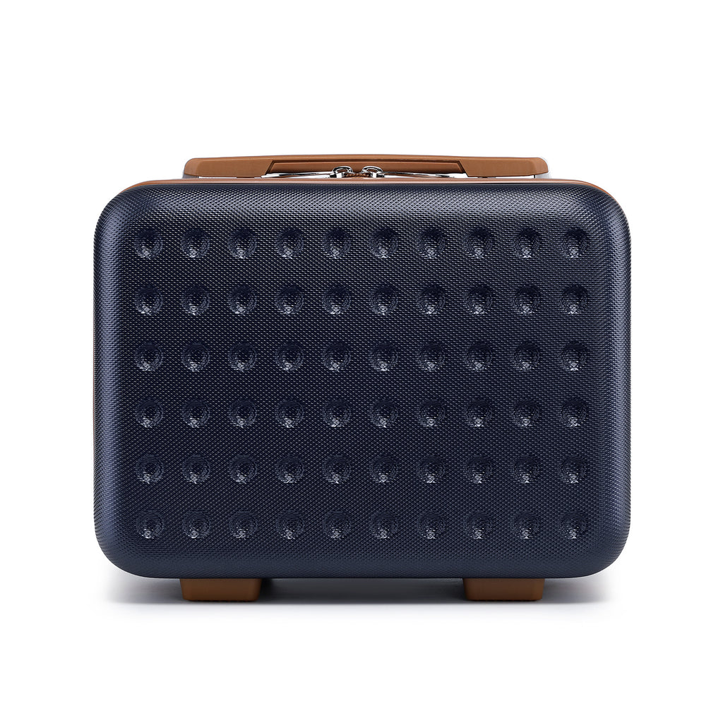 1pièce de valise rigide à pois bleus et élégants en ABS+PC Koffer cadeau de rentrée scolaire