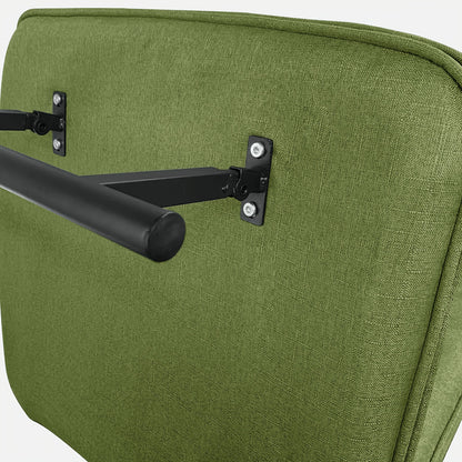 Fabulcozy Chaise de Bureau Canapé - Style Moderne, Dossier Réglable à 5 Niveaux, avec Appui-Tête et Coussin Confortable, Convient pour Salon/Bureau, Noir Gris Marron Vert Jaune Bleu Marron