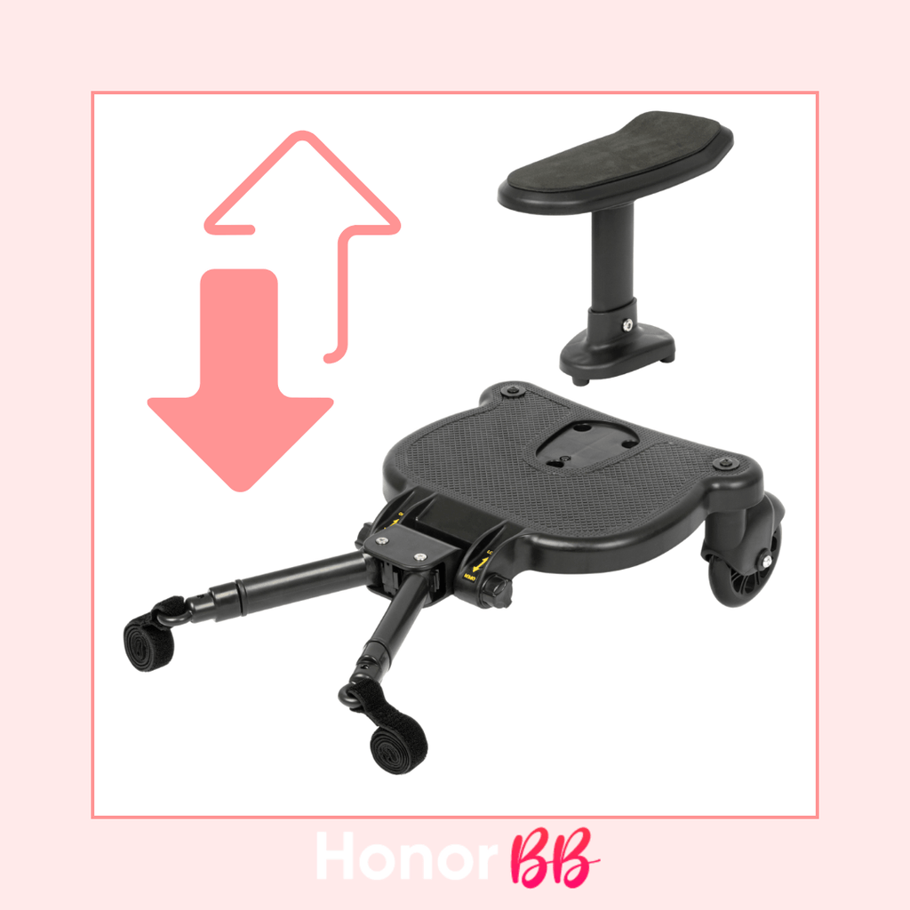 Honor BB Planche Universelle Roalleasy pour Poussettes – Support Stable et Sécurisé pour Enfant, Facile à Installer, Compatible avec la Plupart des Poussettes, Confortable et Pratique pour Déplacements en Famille, Idéal pour Marcher et Voyager avec Bébé e