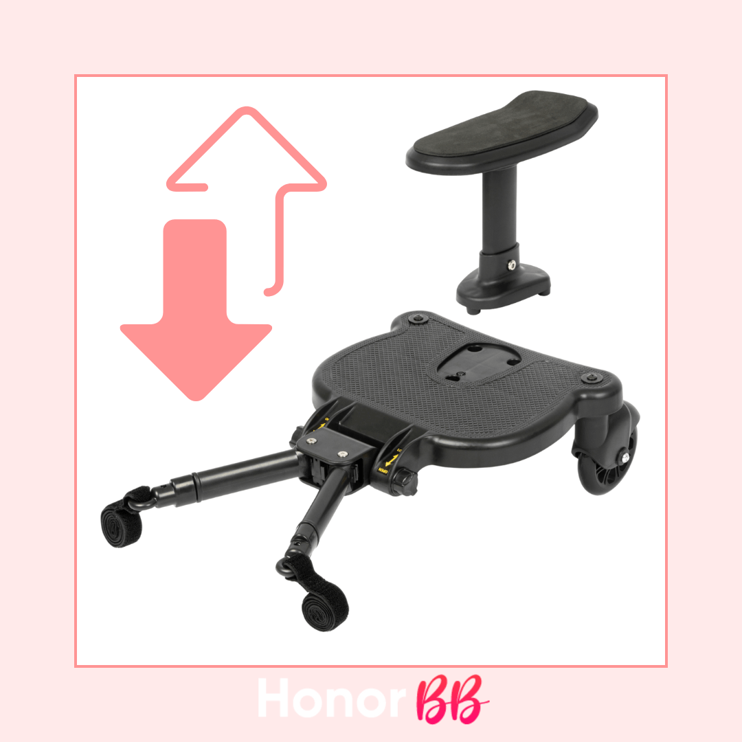 Honor BB Planche Universelle Roalleasy pour Poussettes – Support Stable et Sécurisé pour Enfant, Facile à Installer, Compatible avec la Plupart des Poussettes, Confortable et Pratique pour Déplacements en Famille, Idéal pour Marcher et Voyager avec Bébé e