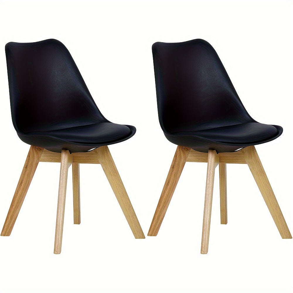 2/4pcs Chaise de salle à manger Bureau Chaise de visite Chaise de réception Chaise de designer Chaise de cuisine en bois