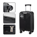 Disponible en 20, 24 et 28 pouces, ce bagage en PP offre une grande flexibilité. 20 pouces pour le passage à la poche, 24/28 pouces pour le bagage enregistré. Roues silencieuses, serrure sécurisée et design lisse le rendent parfait pour tout voyage.