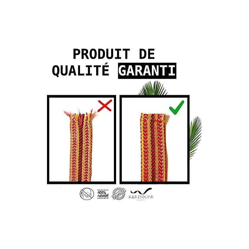 Kardoune Authentique d'Algérie + Fiche tutoriel + Pochette en coton