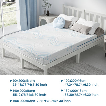 Matelas Bedstory 90X200 120X200 140X200 160X200 180X200 Cm, Fermeté H2/H3, Matelas en mousse froide de 16 cm