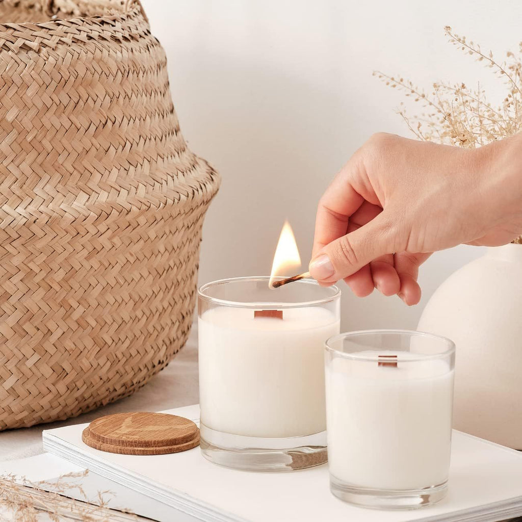 Cire de soja Premium pour bougies en pot 1Kg. Perles à point de fusion bas, idéale pour les bougies aromatiques faites maison et les projets DIY, en sac auto-scellant.