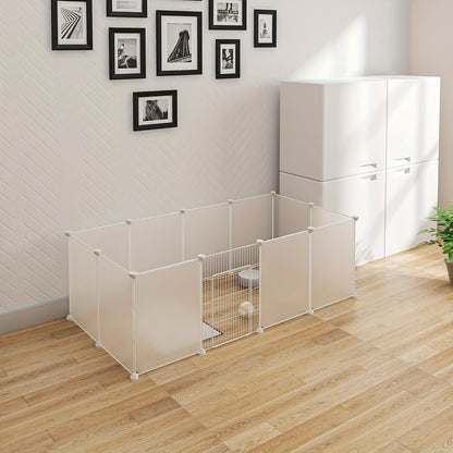 Clôture Extérieure pour Lapins, Clôture DIY, Utilisable comme Clôture pour Cochons d'Inde, Clôture pour Chiots, Clôture pour Petits Animaux, Clôture de Parc pour Lapins