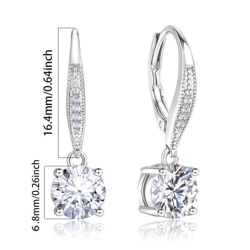 Ensemble de bijoux en argent sterling 925 pour femme, comprenant des boucles d'oreilles pendantes avec morganite, dégageant un style minimaliste élégant, charmant et stylé, parfait comme cadeau d'anniversaire pour votre petite amie, livré avec une délicat