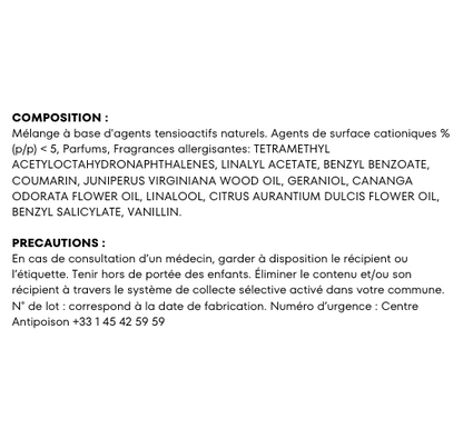 Adoucissant Monoï - Hautement Parfumé - Parfum Envoûtant, Durable & Intense - 250 Lavages 5 Litres - LUXALIA - Assouplissant pour Lessive / Linge.