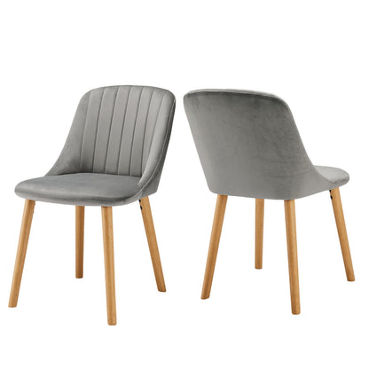 Chaises de salle à manger modernes au design qui s'intègre parfaitement à divers styles d'intérieur, adaptées au salon, à la cuisine et à la chambre - Lot de 2 / Lot de 4 / Lot de 6