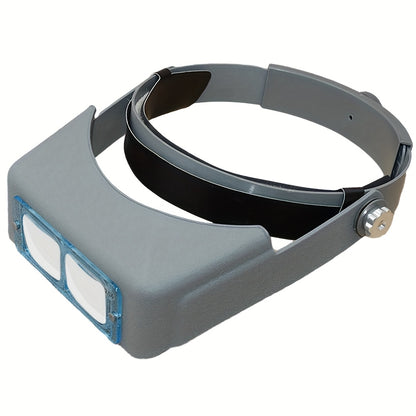 Loupe de tête + Mini ensemble de loupe pliante (paquet de 2), loupe à bandeau à double lentille, loupe de lecture montée sur la tête, visière à bijoux, loupe binoculaire en verre optique avec grossissement de lentille - 1.5X 2X 2.5X 3.5X