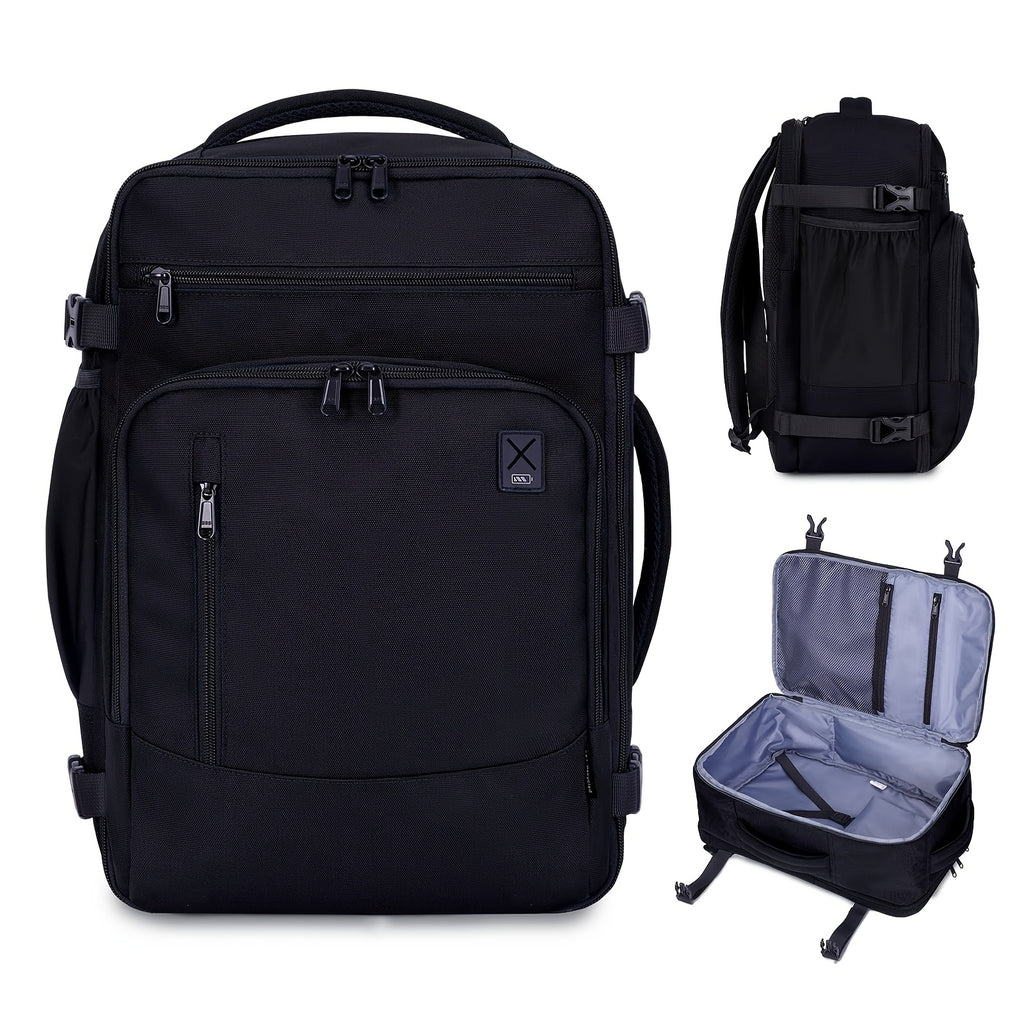Sac Cabine Approuvé pour Avion 20L Capacité 40X20X25Cm Sac à Dos | Ordinateur Portable Sous Siège Bagage Cabine avec Poche Antivol | Sac de Vol Patenté pour Unisexe