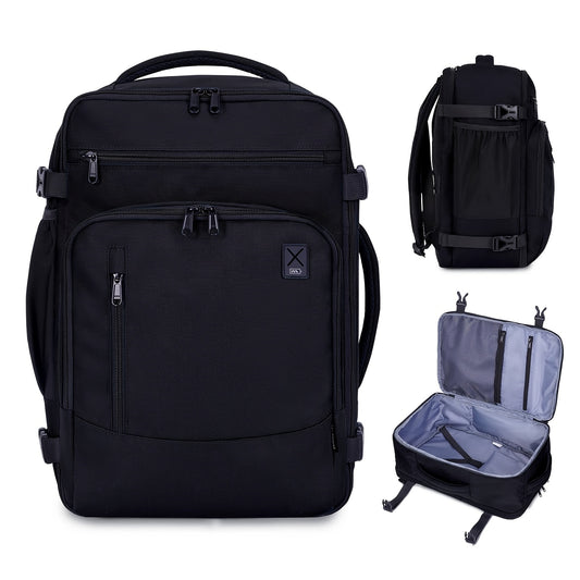 Sac Cabine Approuvé pour Avion 20L Capacité 40X20X25Cm Sac à Dos | Ordinateur Portable Sous Siège Bagage Cabine avec Poche Antivol | Sac de Vol Patenté pour Unisexe