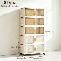 Casier mobile translucide (cinq couches)